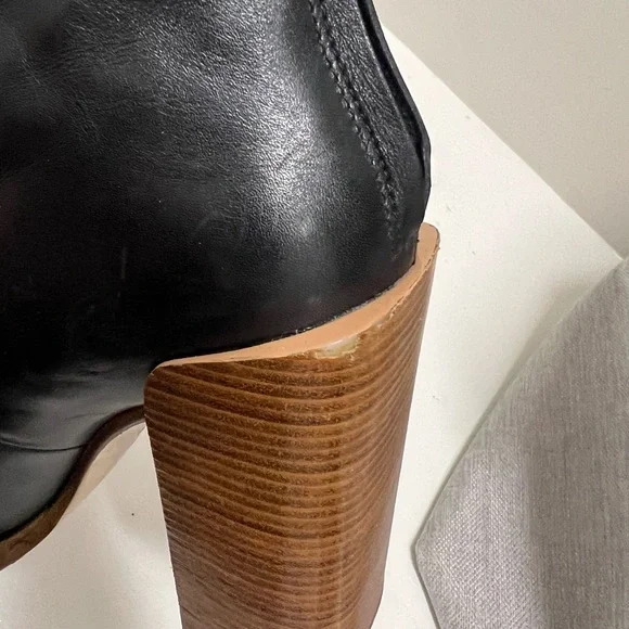 3.1 Phillip Lim Jasper Saddle-Stitch Leather Black Bootie - Picture 8 of 8